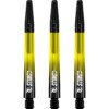 Ruthless Sting XT Dart Shafts - Polycarbonate - Gradient Black & Yellow - Top