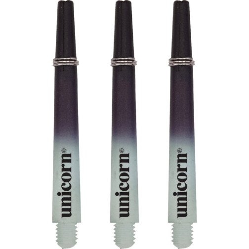 Unicorn Gripper 3 Two Tone Dart Shafts - White & Black