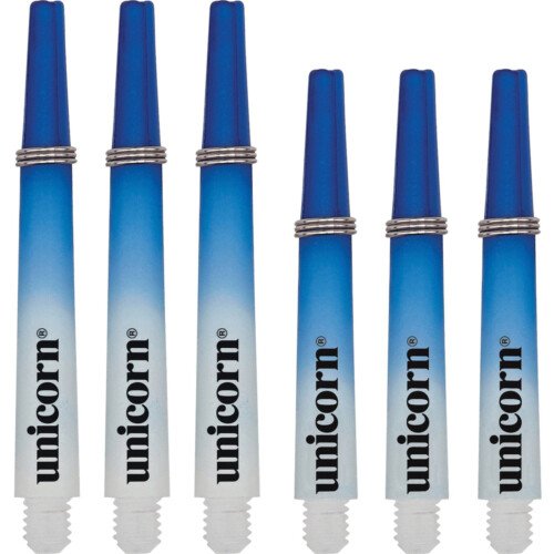 Unicorn Gripper 3 Two Tone Dart Shafts – White & Blue