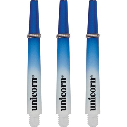 Unicorn Gripper 3 Two Tone Dart Shafts - White & Blue