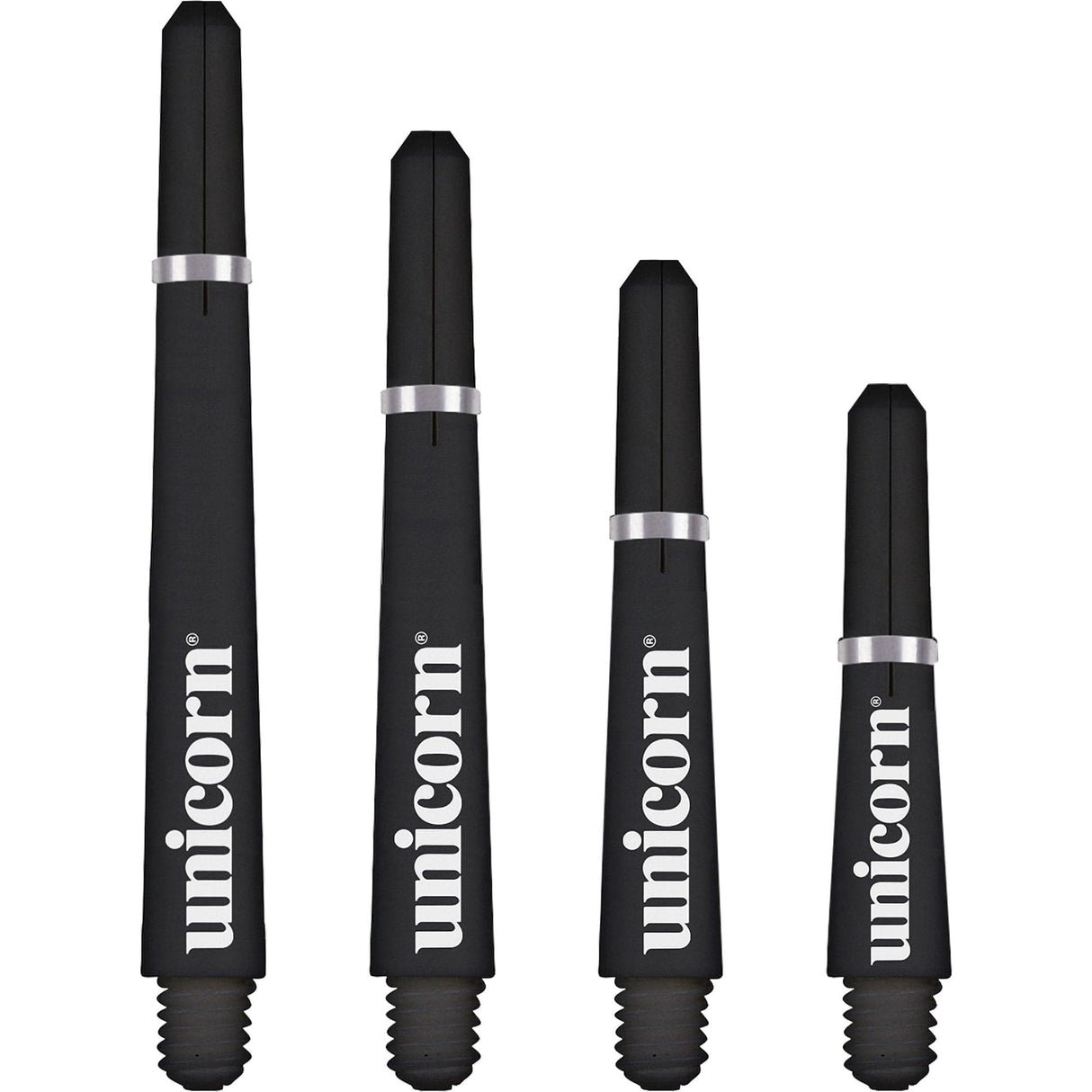 Unicorn Gripper 4 Dart Shafts - Black