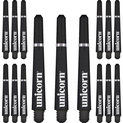 Unicorn Gripper 4 Dart Stems – Value Pack – 5 Sets – Black