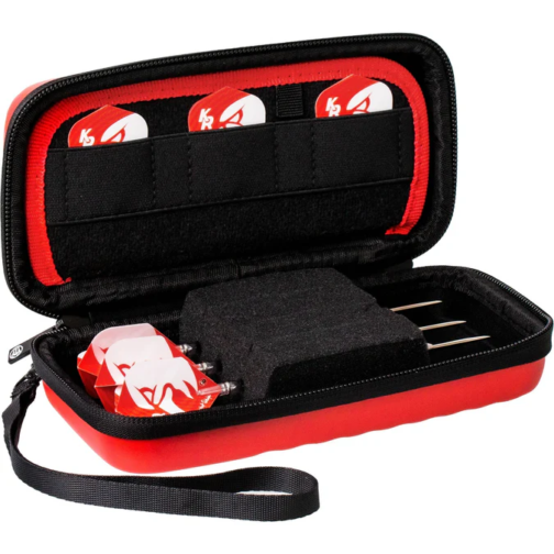 BULL'S Orbis Dart Case - S - Strong EVA - Red - Krzysztof - Polish Eagle