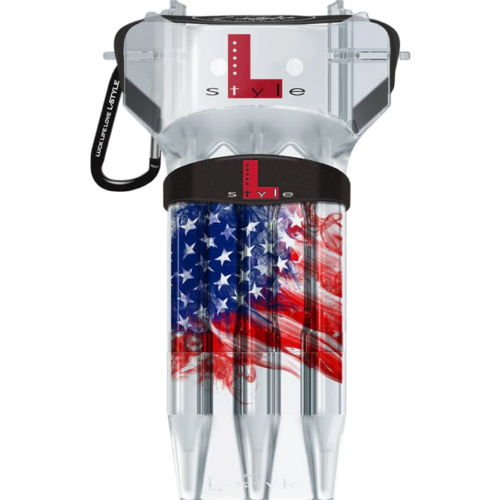 L-Style – Krystal One – Dart Case – American Flag v3 – Clear