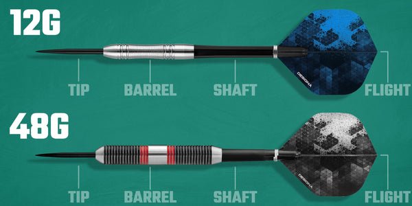 Light And Heavy Dart Weights