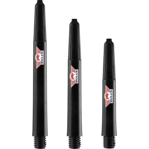 Bulls Airstriper Dart Shafts - Polycarbonate - Black