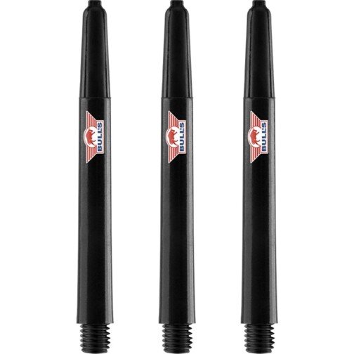 Bulls Airstriper Dart Shafts - Polycarbonate - Black