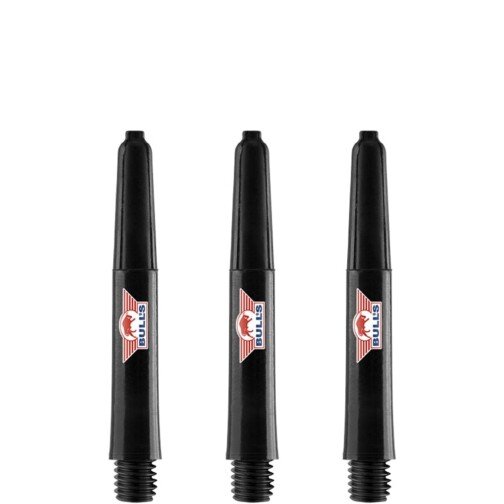 Bulls Airstriper Dart Shafts - Polycarbonate - Black