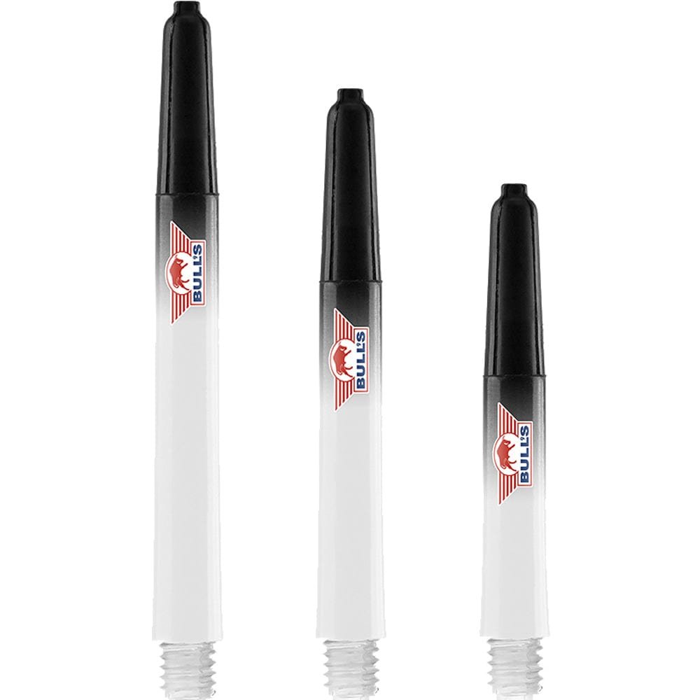 Bulls Airstriper Dart Shafts - Polycarbonate - Clear Black