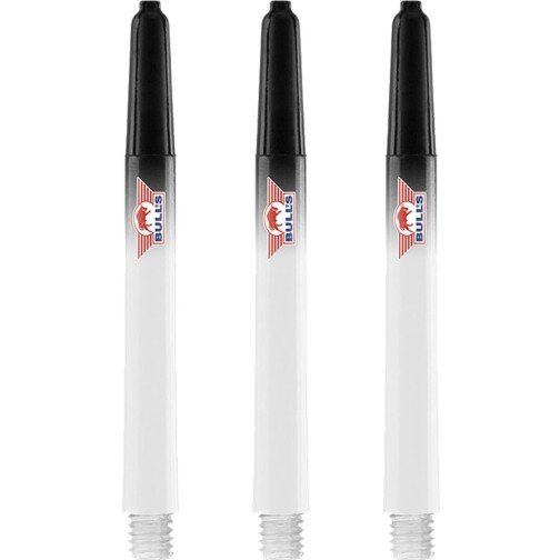 Bulls Airstriper Dart Shafts - Polycarbonate - Clear Black