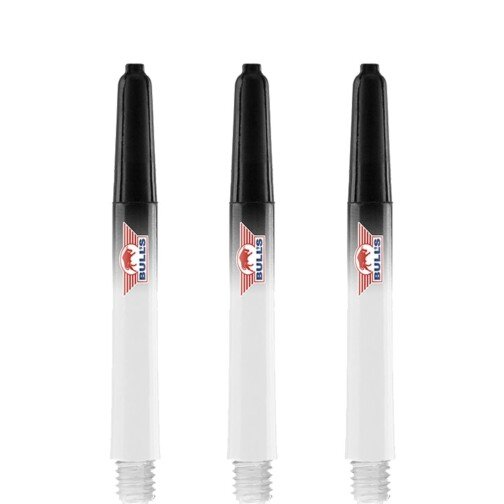 Bulls Airstriper Dart Shafts - Polycarbonate - Clear Black