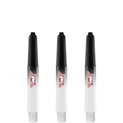 Bulls Airstriper Dart Shafts - Polycarbonate - Clear Black