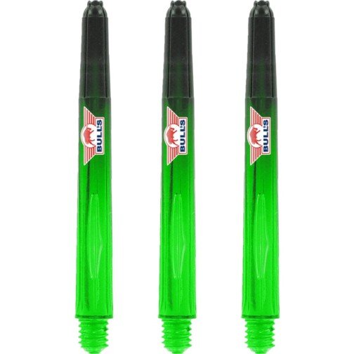 Bulls Airstriper Shafts - Polycarbonate - Clear Green