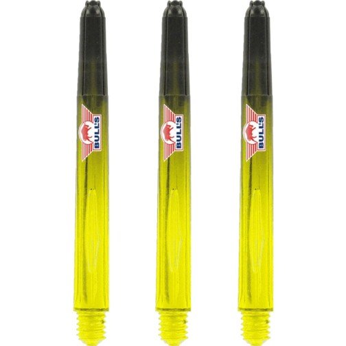 Bulls Airstriper Shafts - Polycarbonate - Clear Yellow