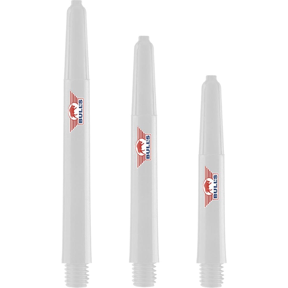 Bulls Airstriper Dart Shafts - Polycarbonate - White