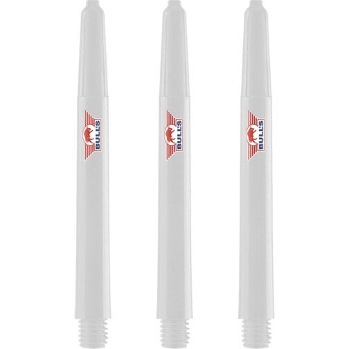 Bulls Airstriper Dart Shafts - Polycarbonate - White