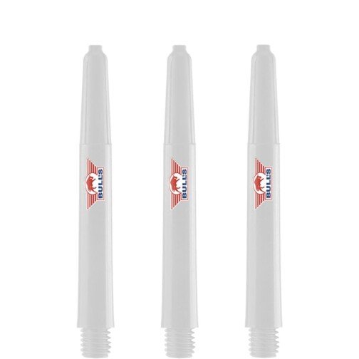 Bulls Airstriper Dart Shafts - Polycarbonate - White