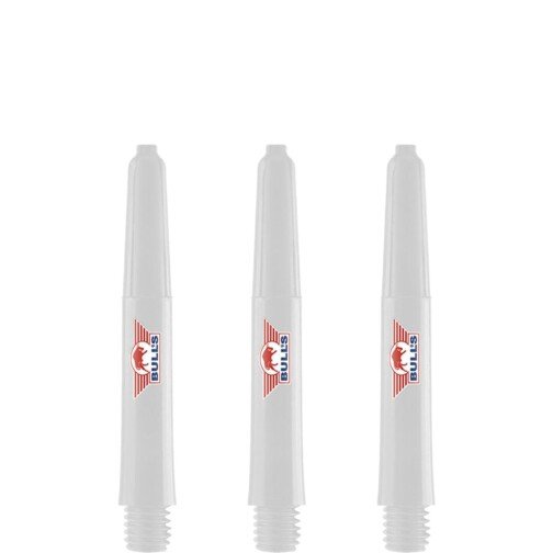 Bulls Airstriper Dart Shafts - Polycarbonate - White