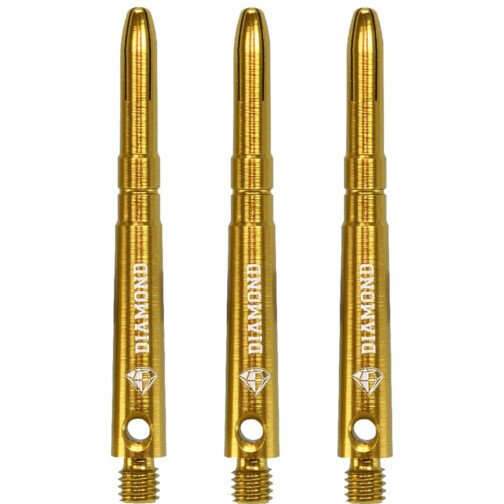 Cuesoul Aluminium Shafts - Diamond - Value Pack - Gold