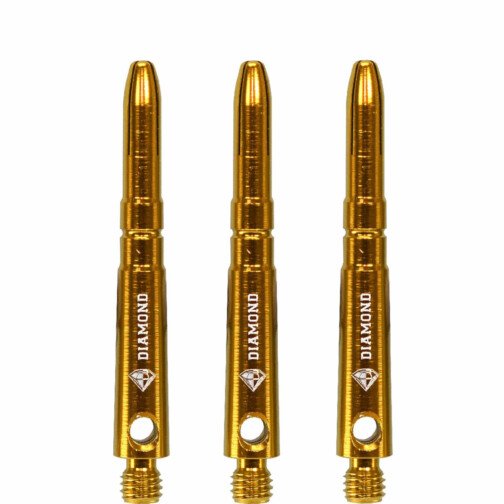 Cuesoul Aluminium Shafts - Diamond - Value Pack - Gold