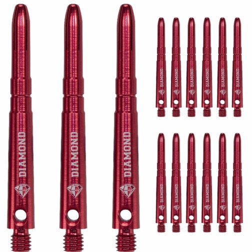 Cuesoul - Aluminium Shafts - Diamond Value Pack - Red