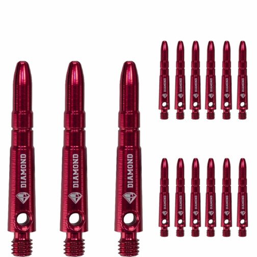 Cuesoul - Aluminium Shafts - Diamond Value Pack - Red