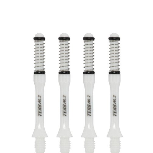 Cuesoul Dart Shafts - Tero Flight System - AK7 Slim - White