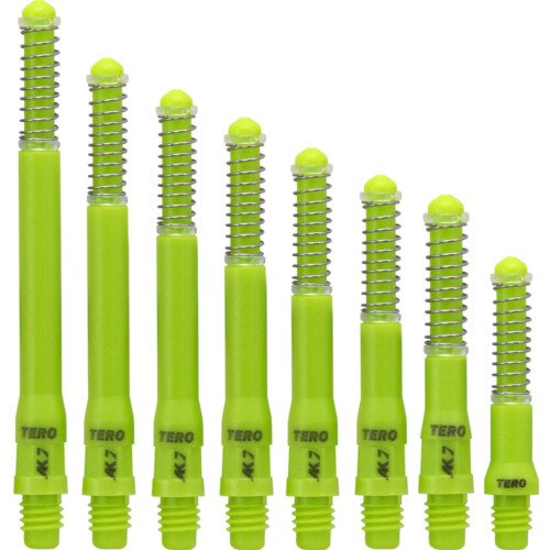 Cuesoul Dart Shafts – Tero Flight System – Standard AK7 – Green