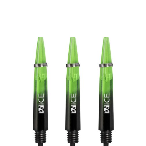 One80 Vice Gradient Shafts - Black - Neon Green