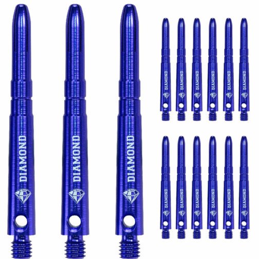 Cuesoul Aluminium Shafts - Diamond Value Pack- Blue