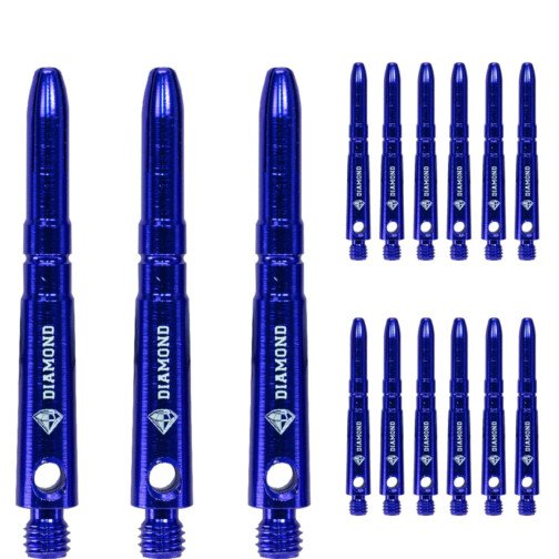 Cuesoul Aluminium Shafts - Diamond Value Pack- Blue