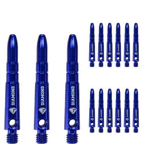 Cuesoul Aluminium Shafts - Diamond Value Pack- Blue