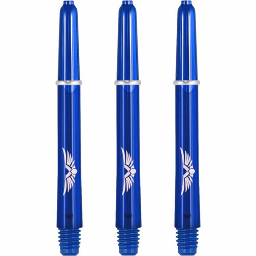 Shot Eagle Claw Shafts with Machined Rings - Strong Stems - Blue