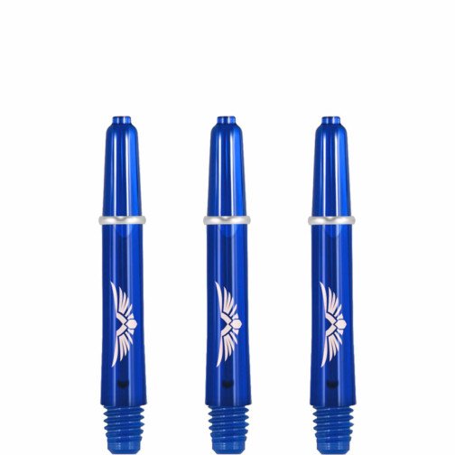 Shot Eagle Claw Shafts with Machined Rings - Strong Stems - Blue