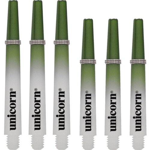 Unicorn Gripper 3 Two Tone Dart Shafts – White & Green