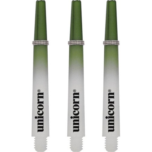 Unicorn Gripper 3 Two Tone Dart Shafts - White & Green