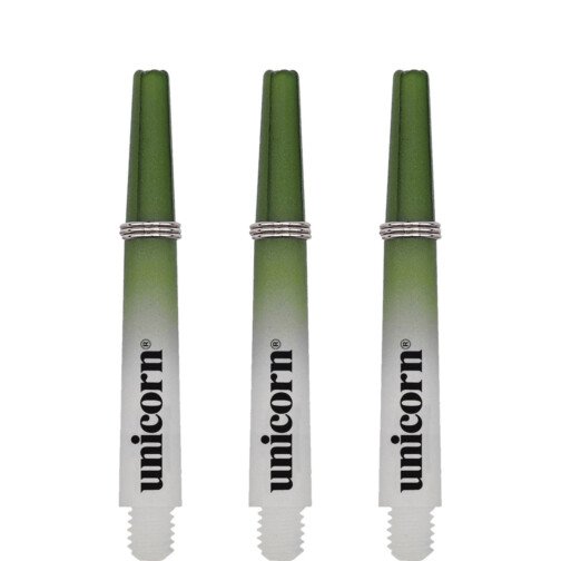 Unicorn Gripper 3 Two Tone Dart Shafts - White & Green