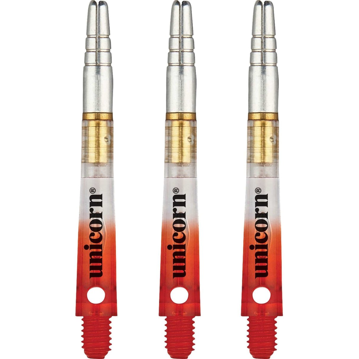 Unicorn Gripper 360 Two Tone Dart Shafts - Gradient Red