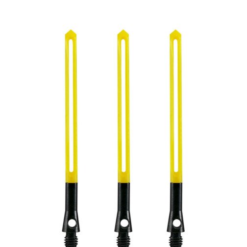 Unicorn Slikstik Aluminium Shafts - Side Loading - Yellow