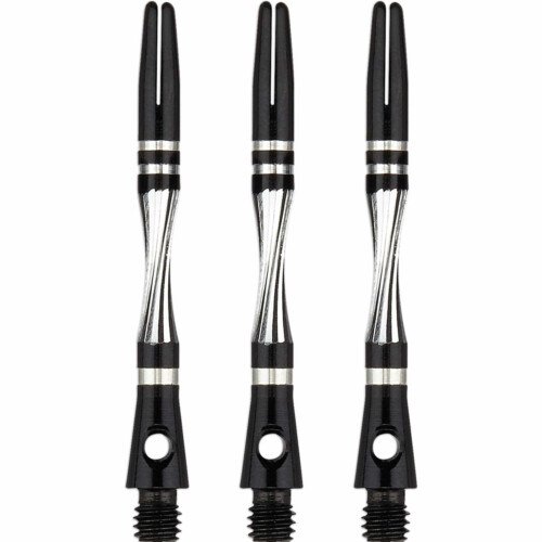 Unicorn Twist Dart Shafts – Aluminium Stems – Black