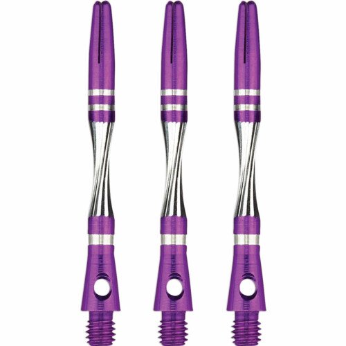 Unicorn Twist Dart Shafts – Aluminium Stems – Purple