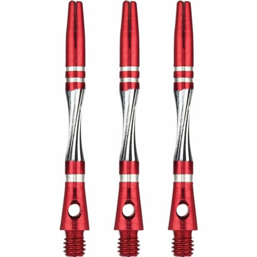 Unicorn Twist Dart Shafts – Aluminium Stems – Red