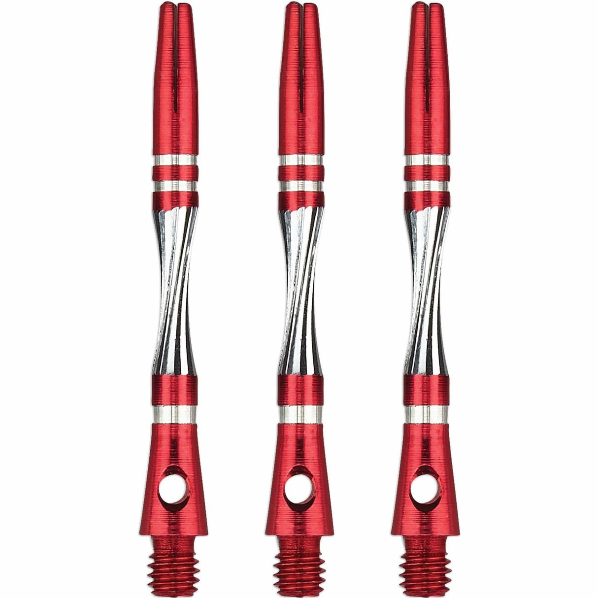 Unicorn Twist Dart Shafts - Aluminium Stems - Red