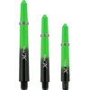 XQMax Gradient Dart Shafts Black & Green
