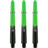 XQMax Gradient Dart Shafts Black & Green