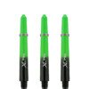 XQMax Gradient Dart Shafts Black & Green
