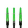 XQMax Gradient Dart Shafts Black & Green
