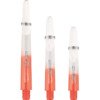 XQMax Gradient Polycarbonate Dart Shafts - Transparent & Red