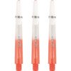 XQMax Gradient Polycarbonate Dart Shafts - Transparent & Red