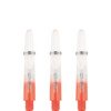 XQMax Gradient Polycarbonate Dart Shafts - Transparent & Red